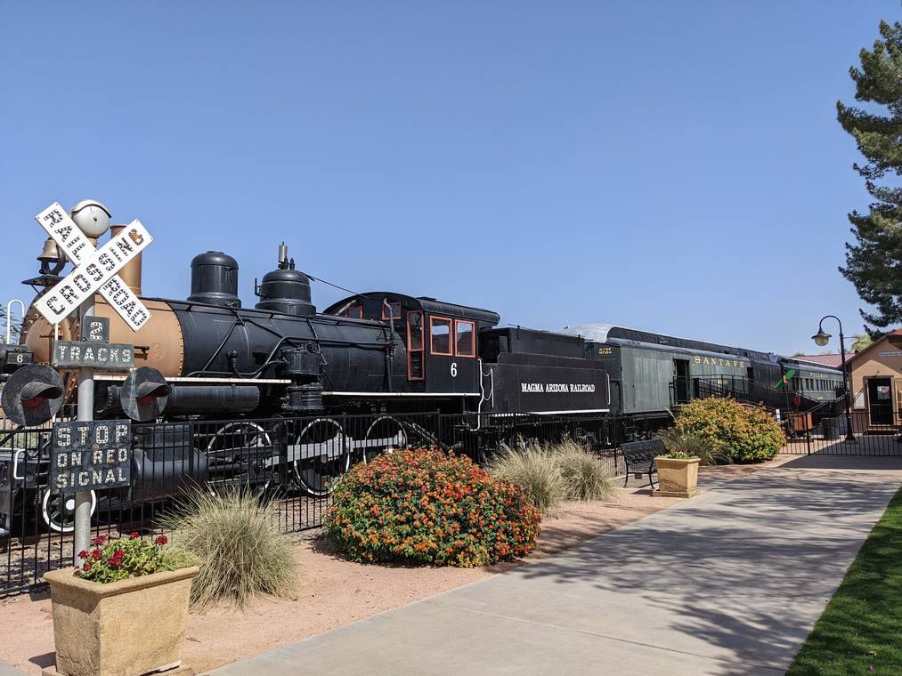 McCormick-Stillman Railroad Park train ride in Scottsdale