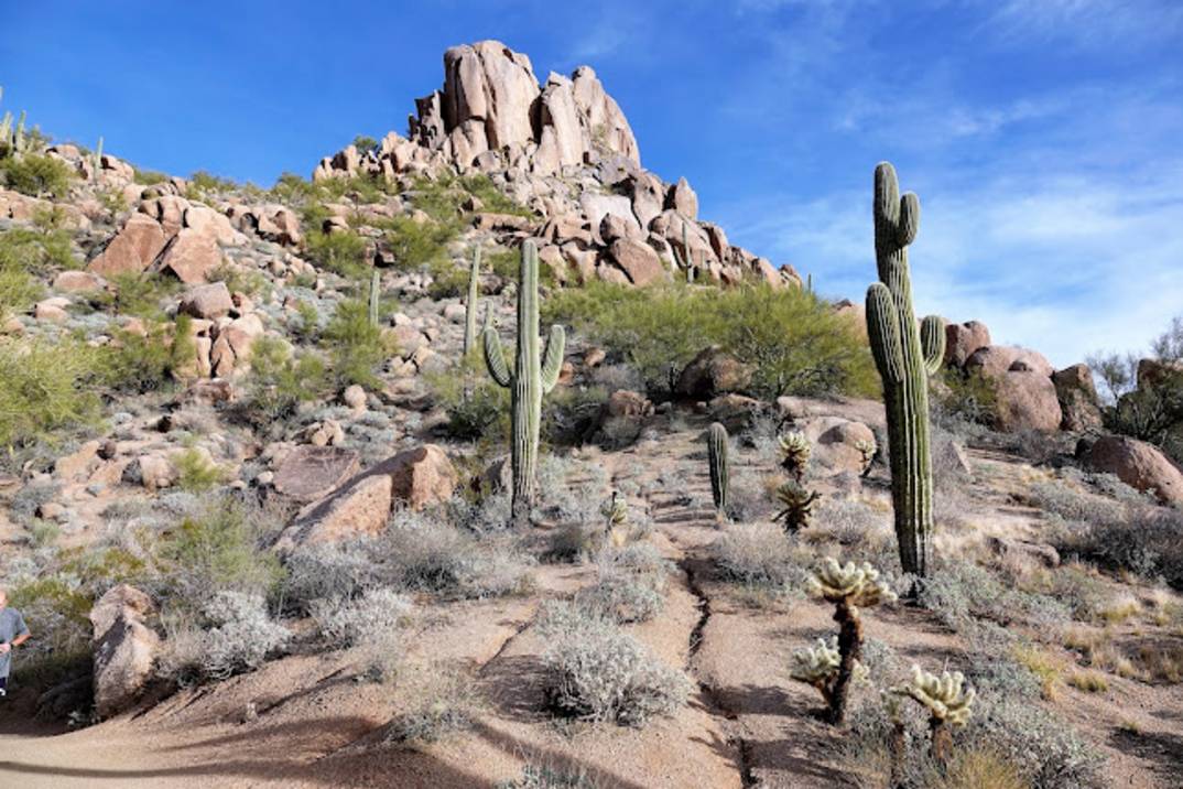 Pinnacle Peak Park trail in north Scottsdale